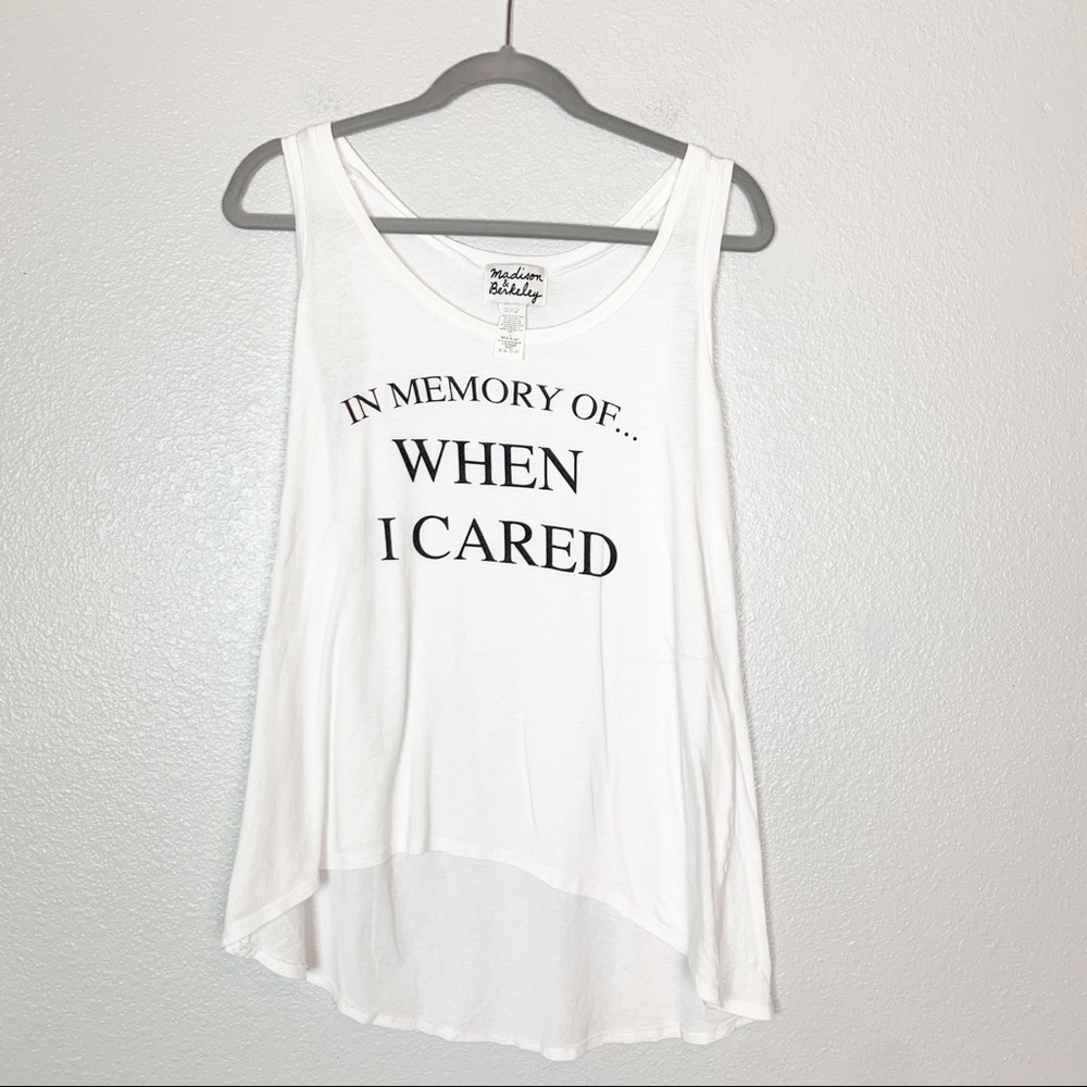 Madison & Berkeley | In Memory Of When I Cared
